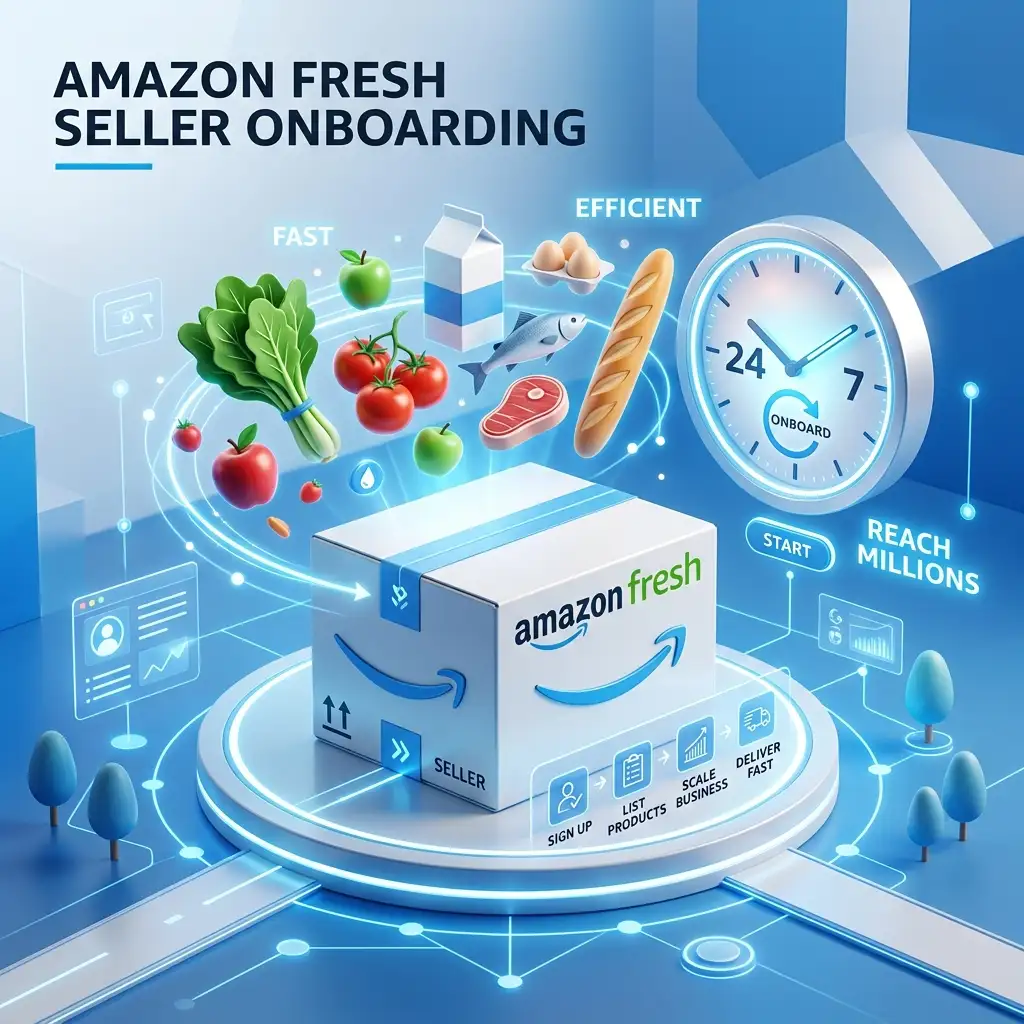 Amazon Fresh Onboarding Process Concept — Digitalsbooster