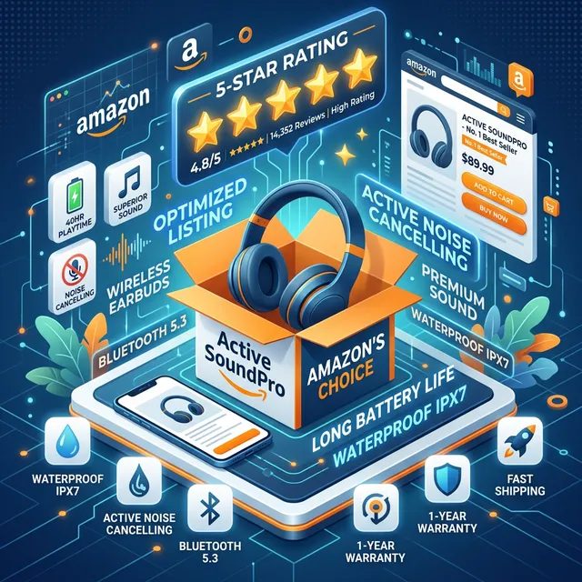 Amazon Listing Optimization Concept — Digitalsbooster